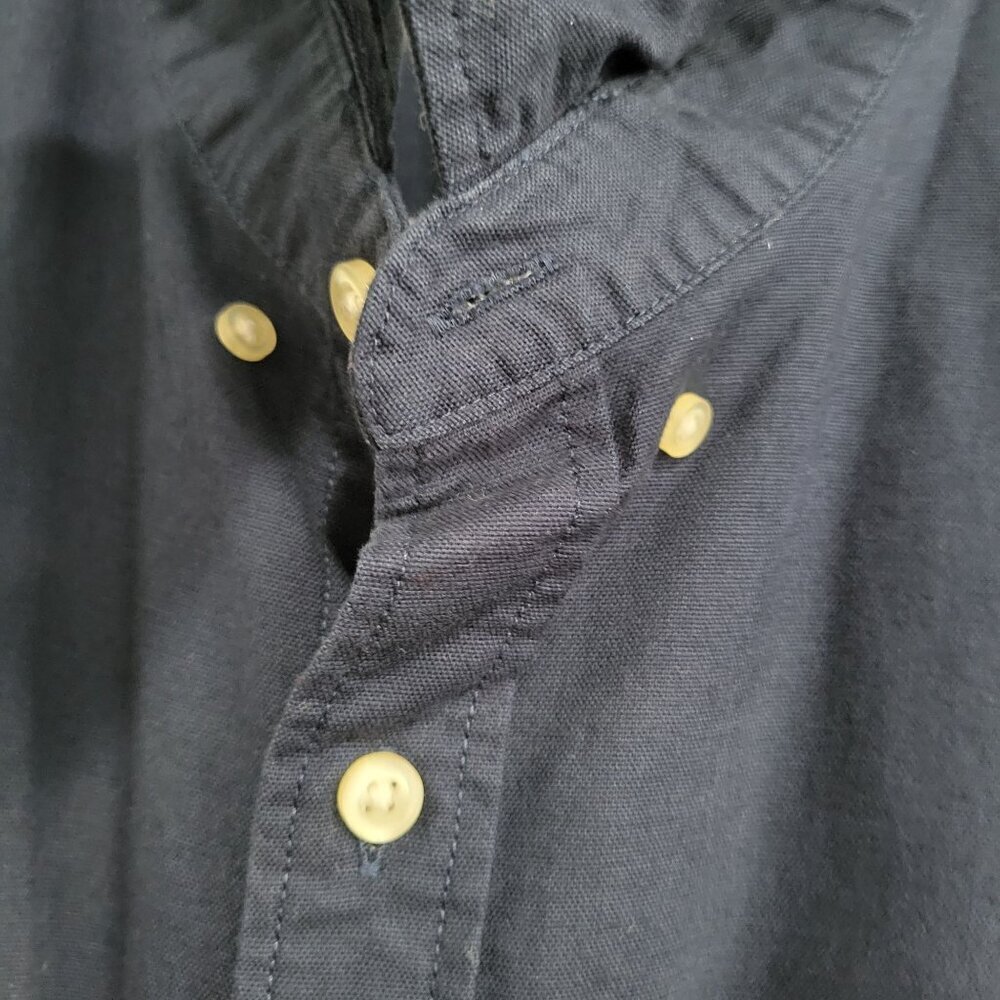 Gap Men's Half Sleeve button down shirt Navy size XL - Picture 8 of 9
